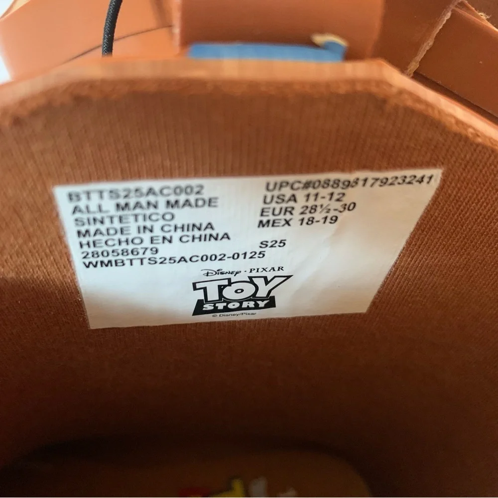 NWT. DISNEY Toy Story Kids Cowboy Rain Boot